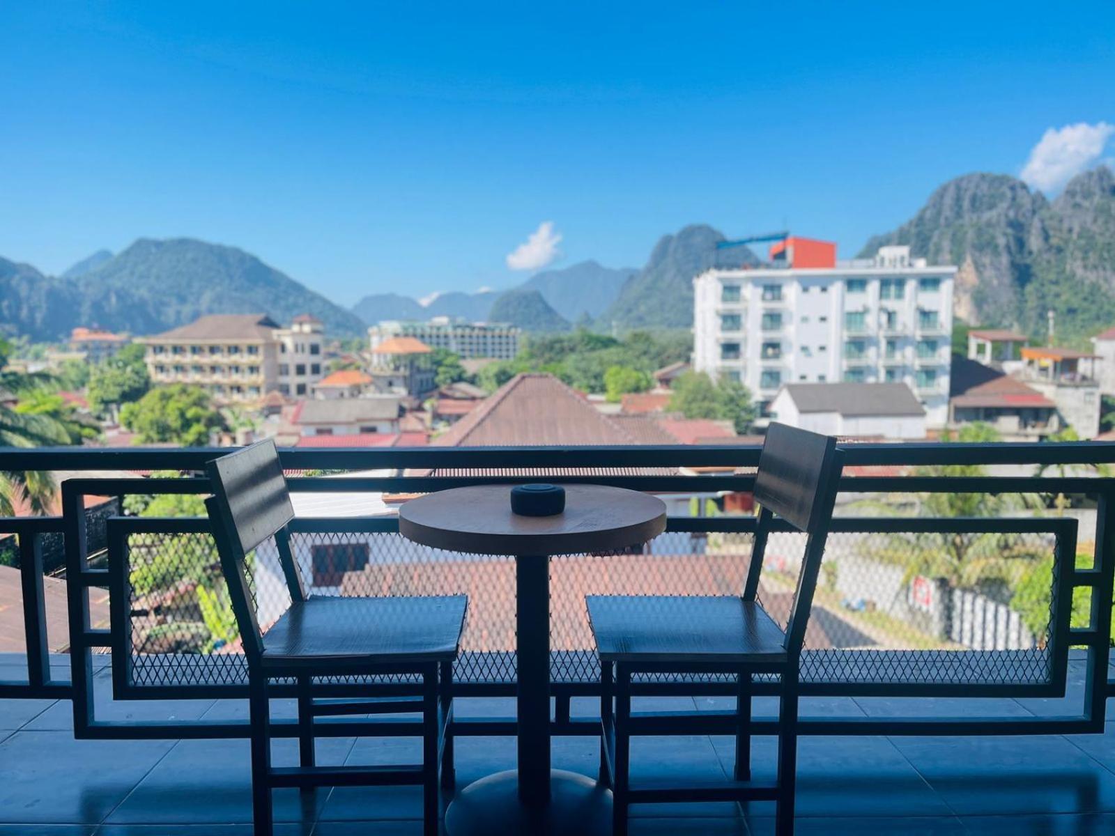 Vang Vieng Topview Hotel Экстерьер фото