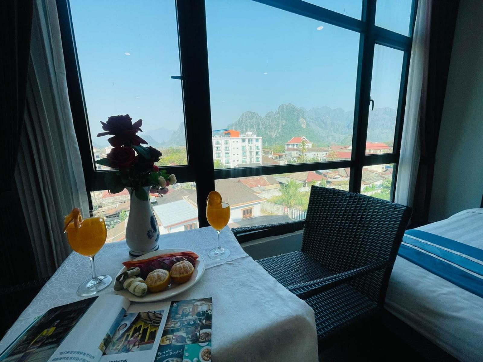 Vang Vieng Topview Hotel Экстерьер фото